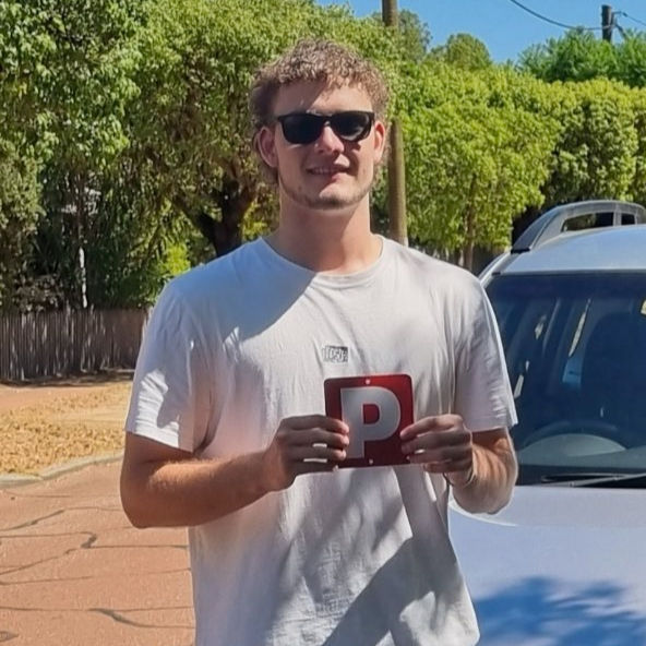 Archie passed his driving test in Midland WA