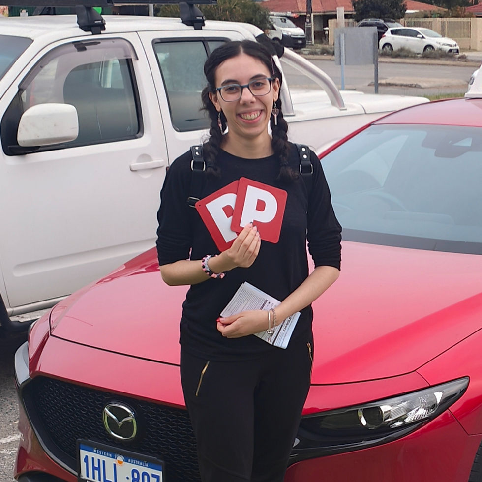 Student passed driving test in Mirrabooka WA