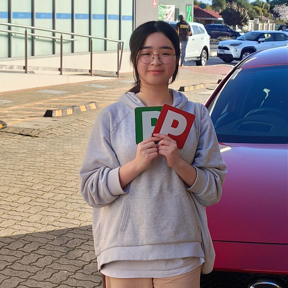 Learner driver passed practical driving test (PDA) in Mirrabooka WA