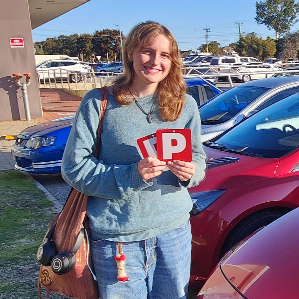 Learner driver passed practical driving test (PDA) in Mirrabooka WA