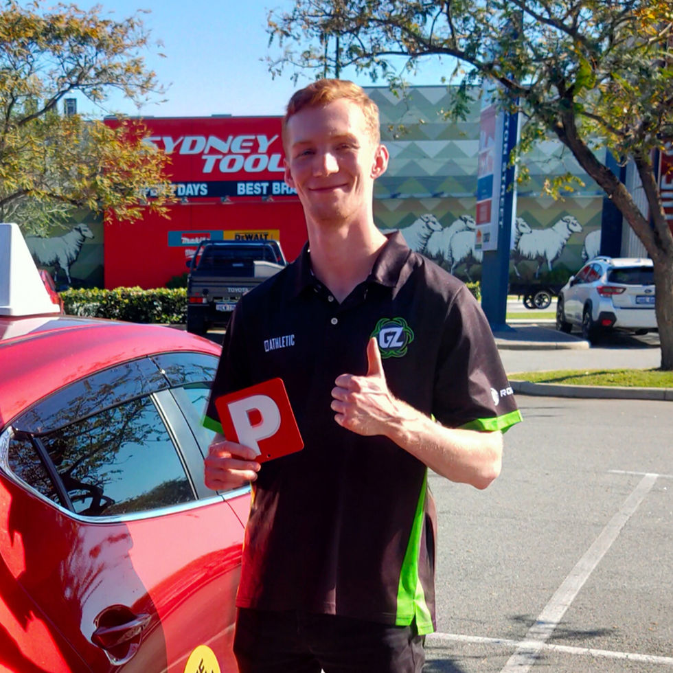 Student passed driving test in Midland WA