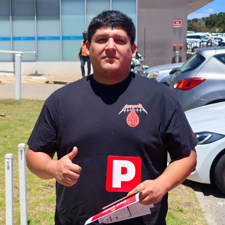 Emmanuel passed his PDA in Mirrabooka