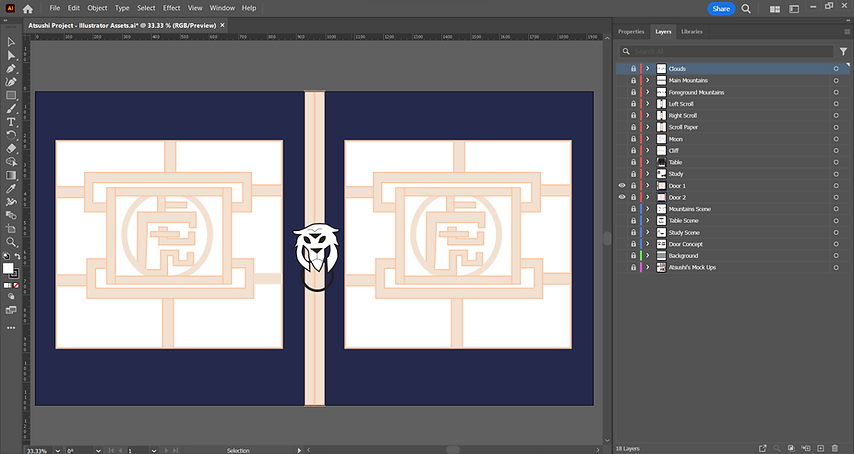 Door Illustrator Asset