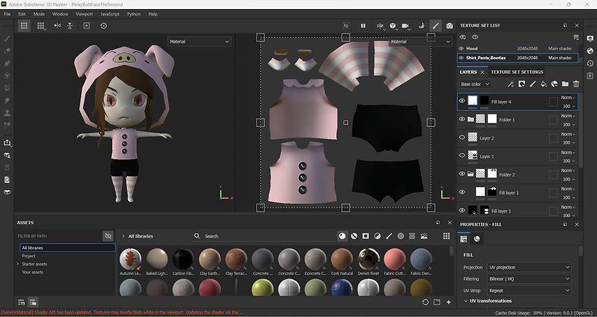 Pinky Substance 3D Painter