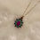 Thumbnail: Tri-Gemstone Pendant | Ruby, Emerald & Blue Sapphire | 925 Sterling Silver