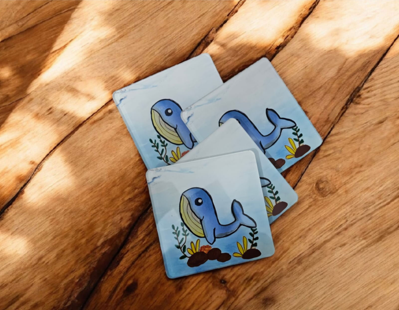 'Cute Dolphin' Coasters