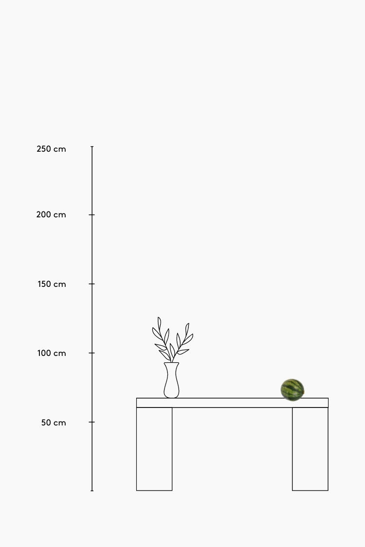 Miniaturbild: Künstliche lebensechte Wassermelone in Grün, H 15 cm