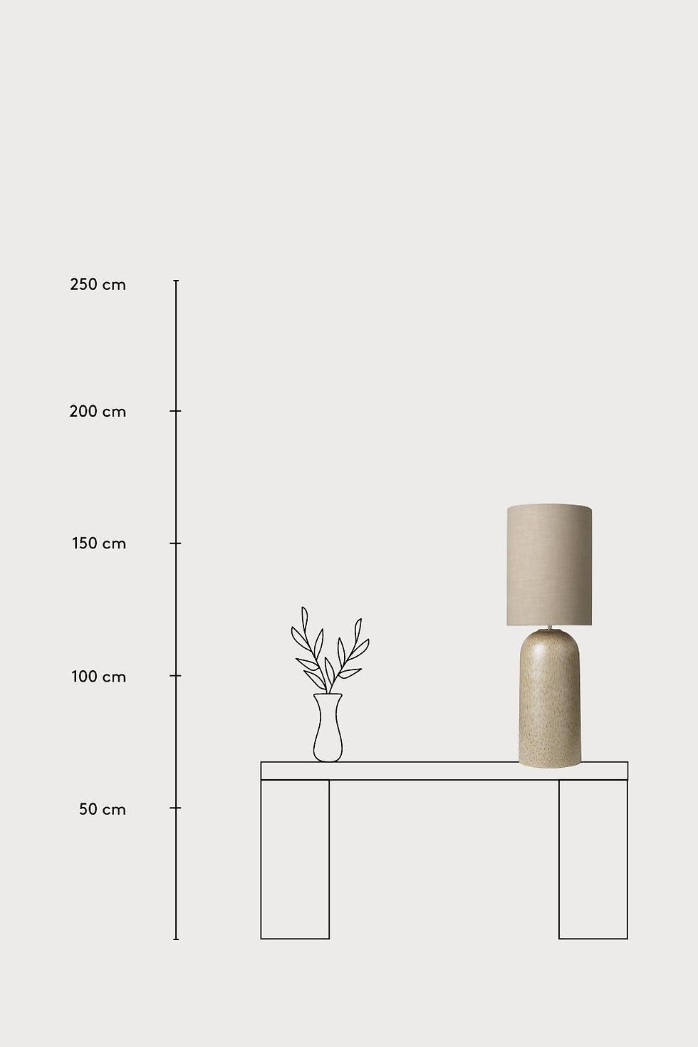 Thumbnail: Table Lamp Norman Retro Beige