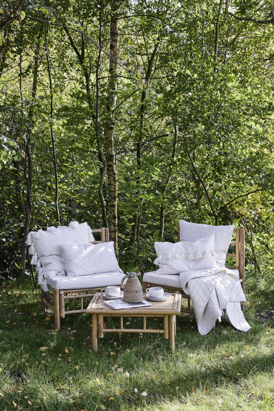 Isolierkanne NORAH im Rattangeflecht von Lene Bjerre