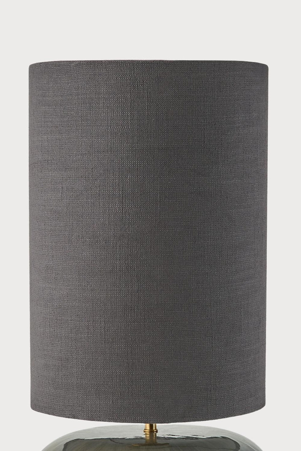 Miniaturbild: Mid-century Tischleuchte in Blau-Grau mit Retro-Sockel, 48x25cm