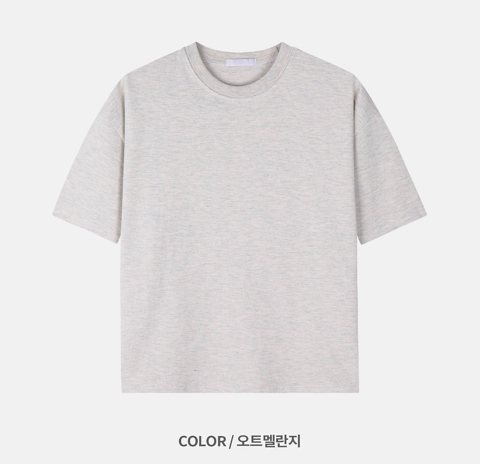 縮圖：短款多色棉Tee