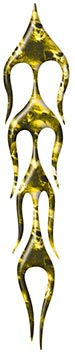 Thumbnail: Classic Motorcycle Fender Flame Decals - Skulls Collection