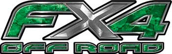 Thumbnail: 4x4 Off Road Truck FX4 Decals - Camo Collection