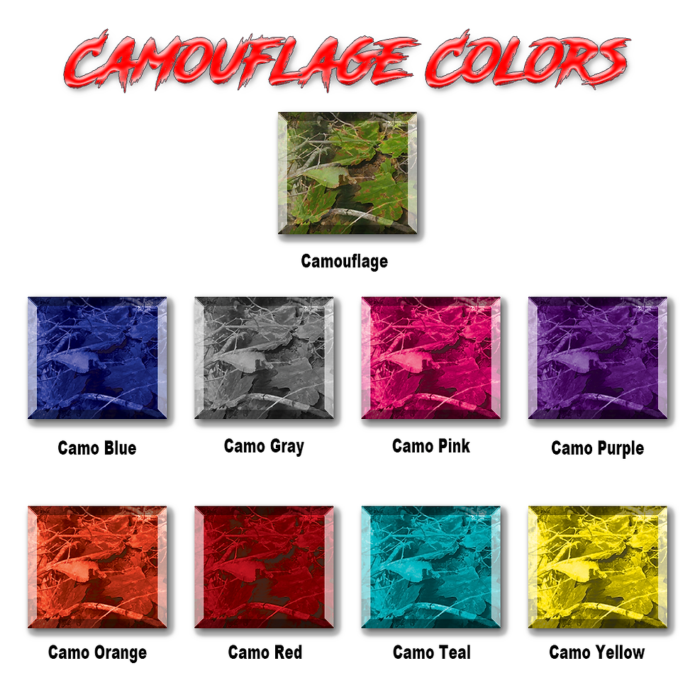 Thumbnail: Full color vinyl flame decals for motorcycle gas tanks, ATV, golf carts