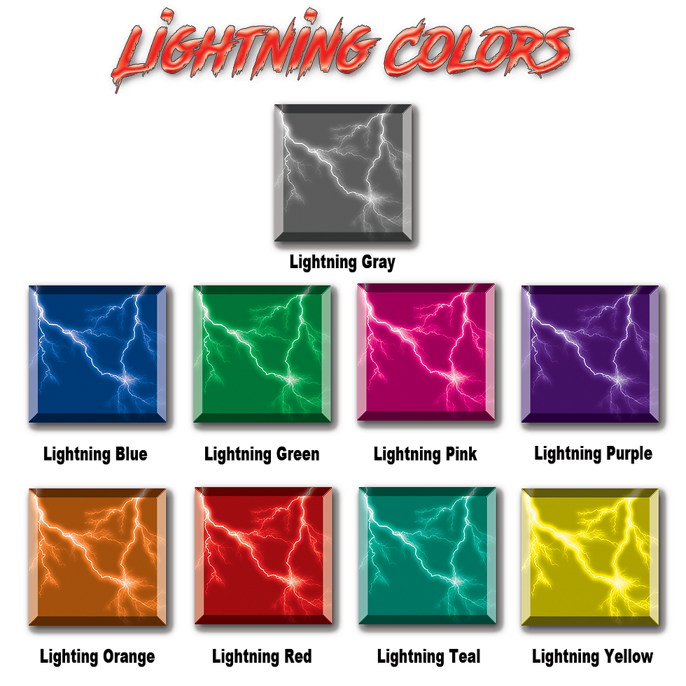 Thumbnail: Full color vinyl flame decals for motorcycle gas tanks, ATV, golf carts