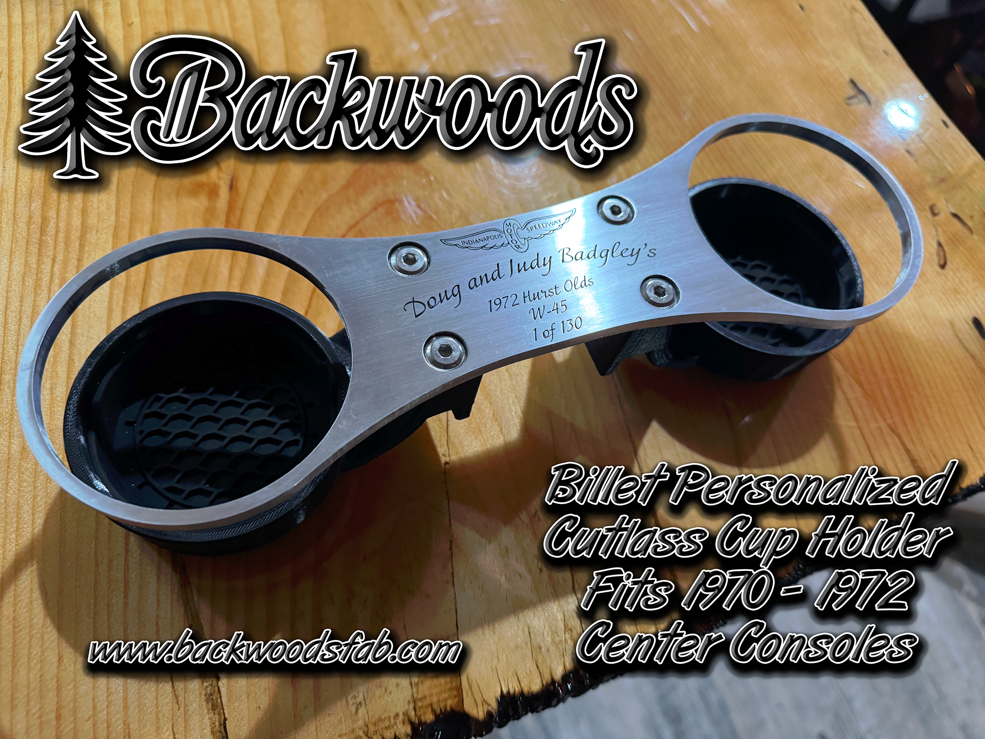 "Hold my beer!" Cup Holder 1970, 1971 & 1972 Oldsmobile Cutlass Center Console