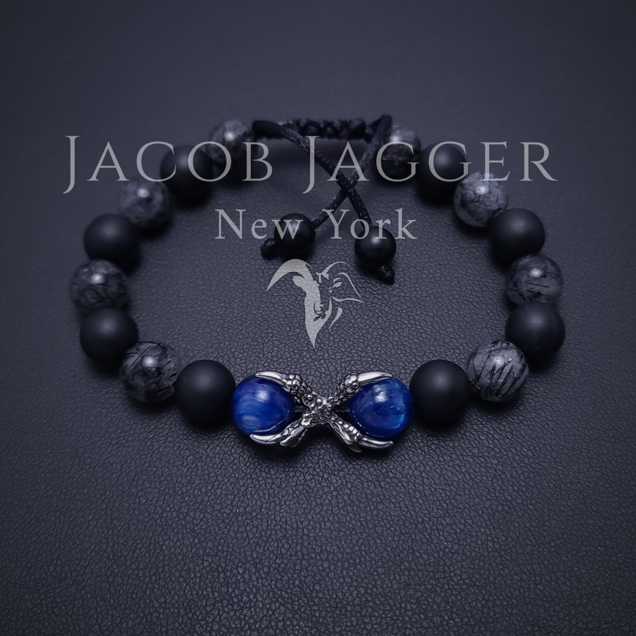 Beast Claws Onyx, Quartz & Kyanite Bracelet