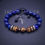 Thumbnail: tigers eye and lapis lazuli bracelet silver or gold for men and women, handmade, adjustable size, 10mm gemstone beads etsy