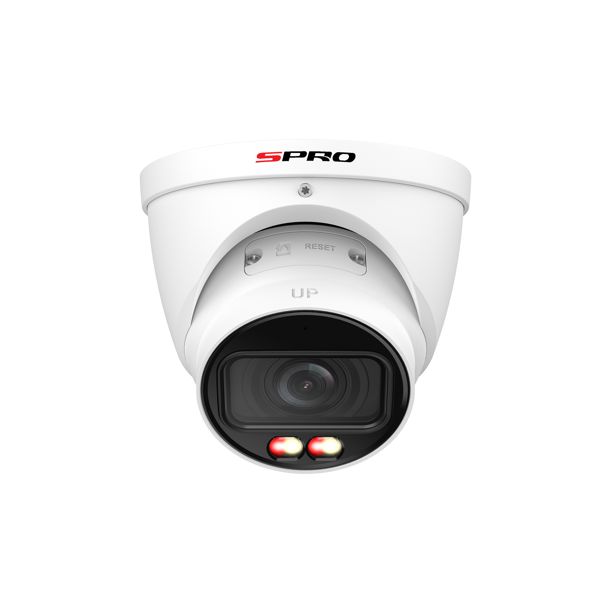 SPRO 8MP IP Motorised Lens Turret with ColourNight 2.0 - White