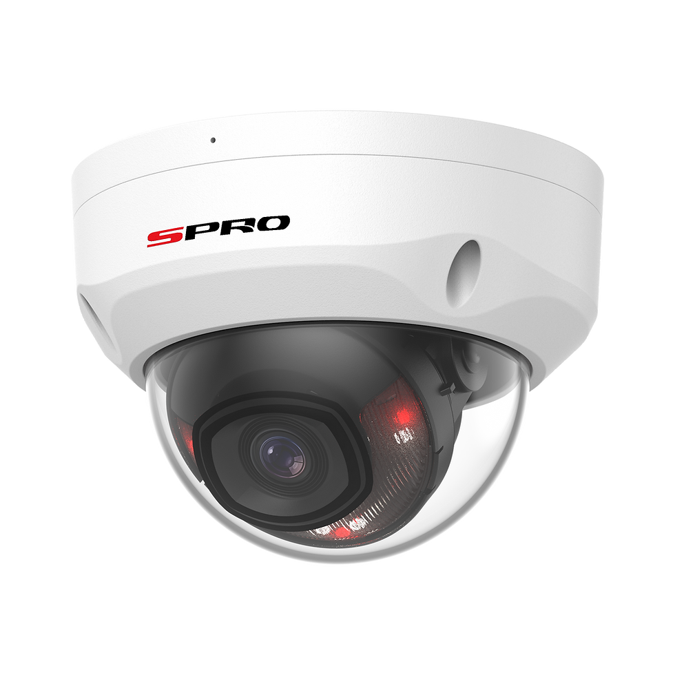 Thumbnail: SPRO  6MP Vandal Resistant IP Dome Camera - White