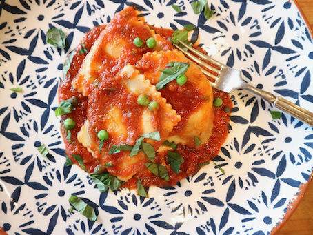 Ravioli with Tomato Beurre Blanc that will make your mouth water