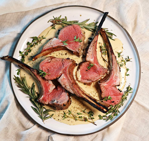 Lamb chops with Classic Green Peppercorn