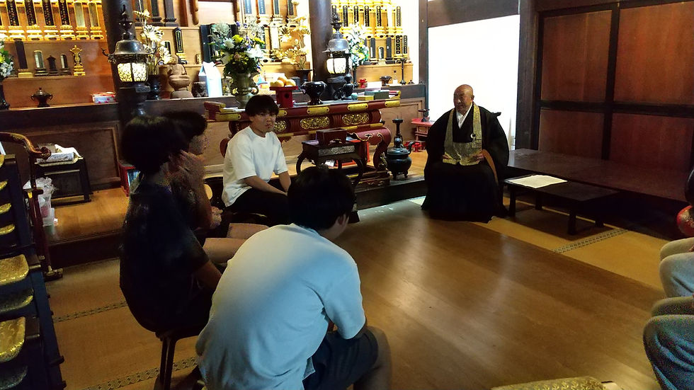 ありがたい法話のお時間・・素敵な出会いもあり、貴重なお話も⁉