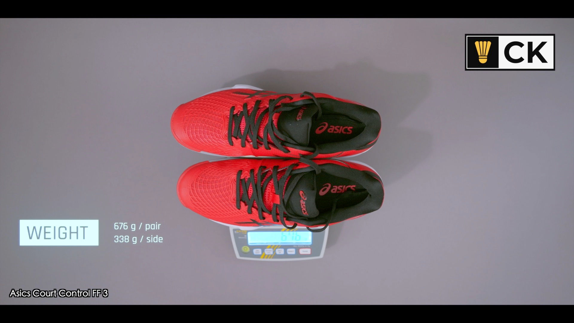 ASICS Court Control FF3 weight
