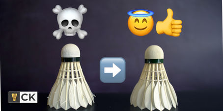 How to steam and revive your dry, old badminton shuttlecocks?
