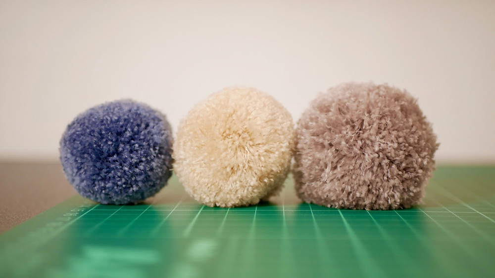 HECS balls of three different sizes