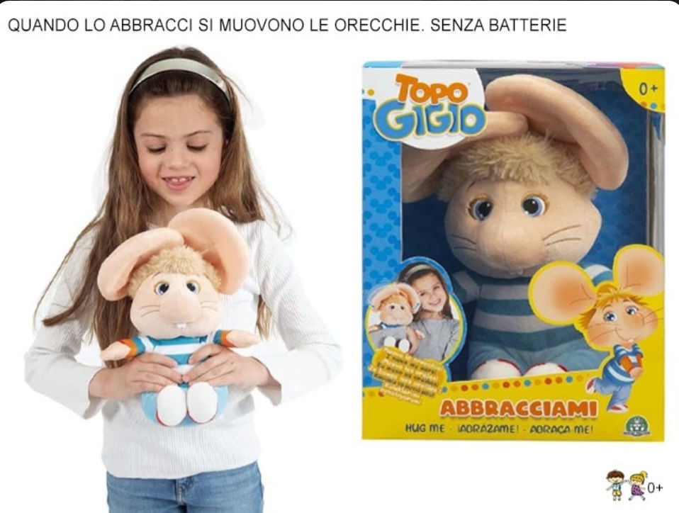 Topo gigio abbracciami 0+