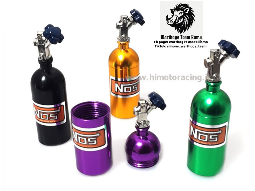 Mini bottiglia nos in alluminio per modelli scaler drift