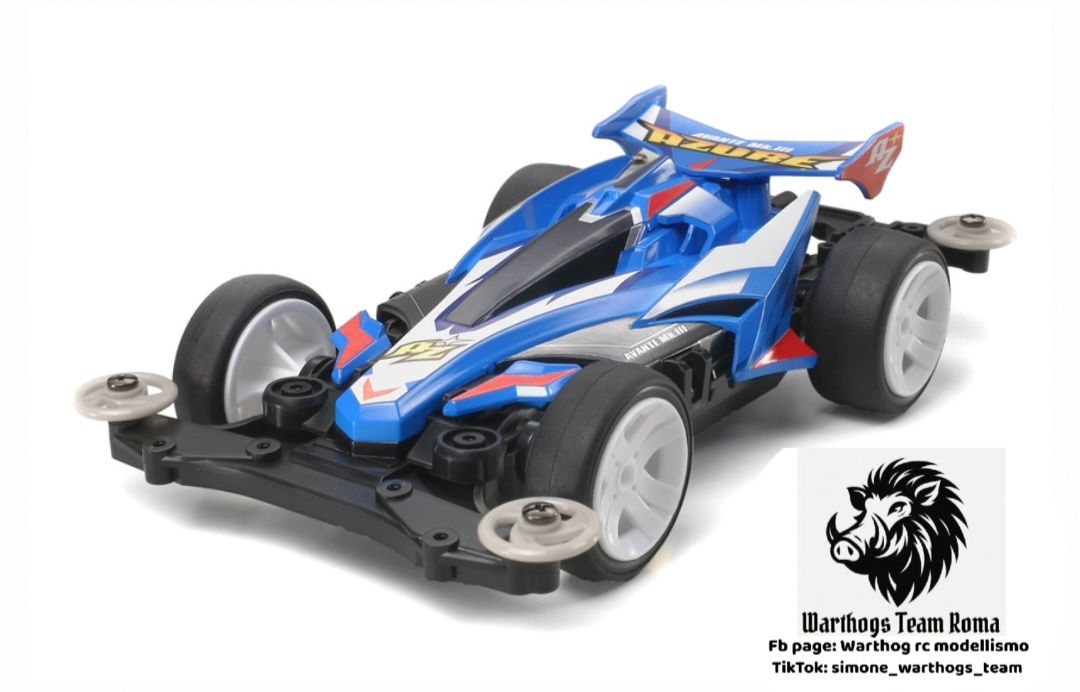 Tamiya mini 4wd AVANTE MKIII AZURE Telaio MS