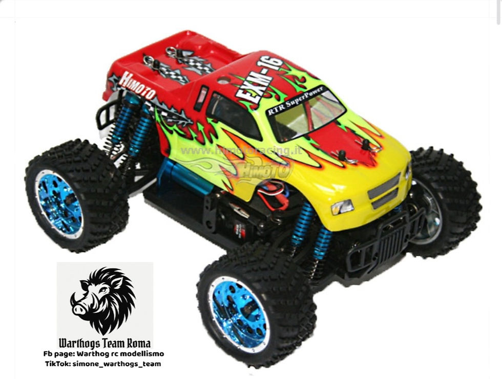 Miniatura: Monster Truck EXM-16 himoto brushless 2.4GHZ 1/16 4WD RTR