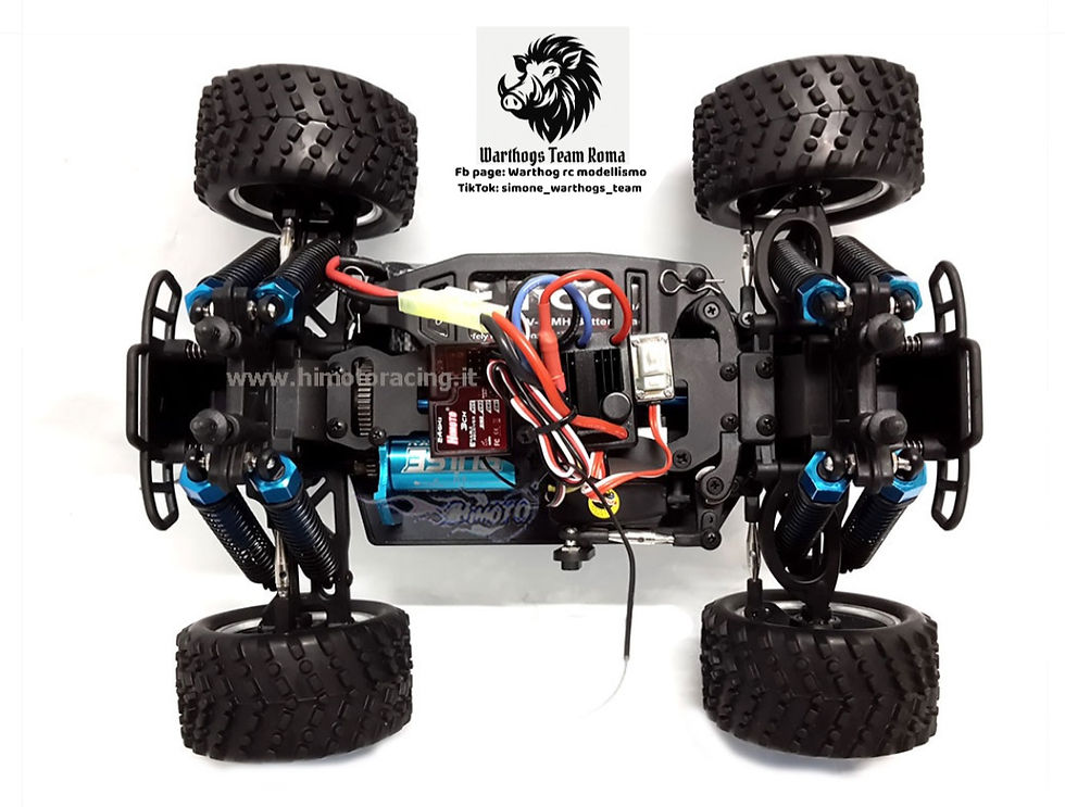 Miniatura: Monster Truck EXM-16 himoto brushless 2.4GHZ 1/16 4WD RTR