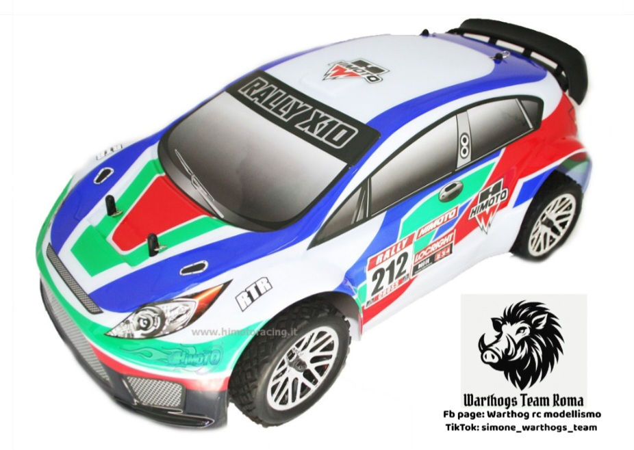 Miniatura: Sport Rally Brushless Sensorless Himoto 1/10 4WD RTR 2,4Ghz