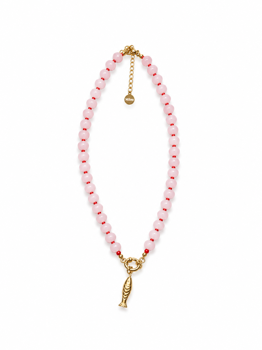 Bali Fish Charm Necklace