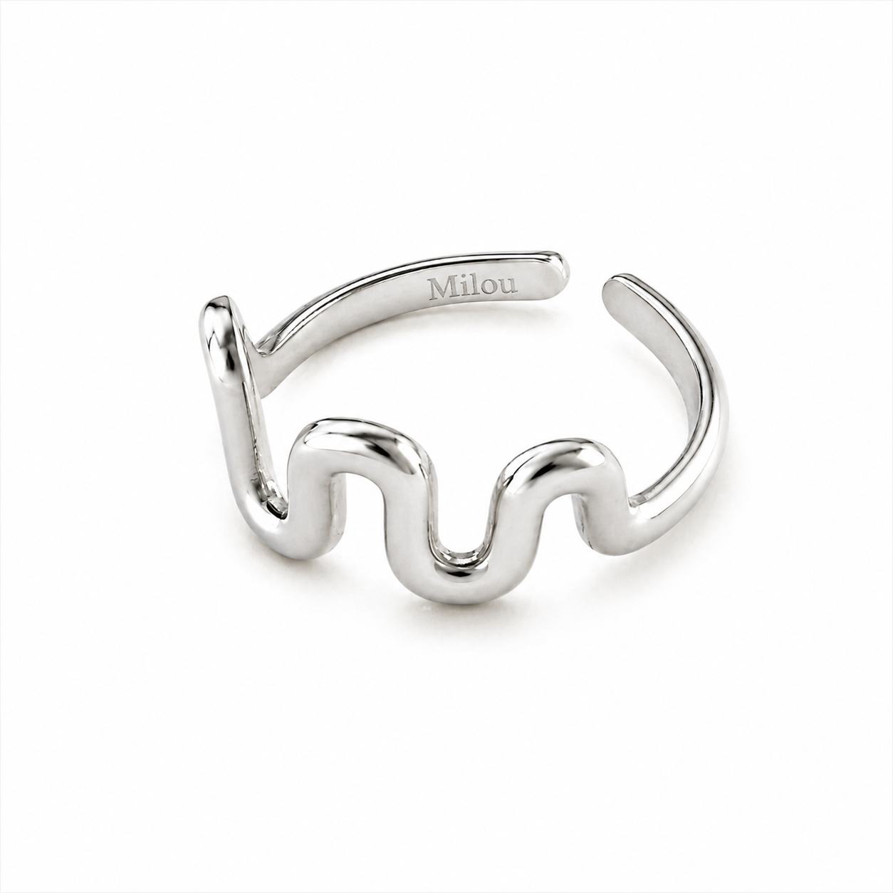 Wave Ring - Minimalist Stainless Steel Ring