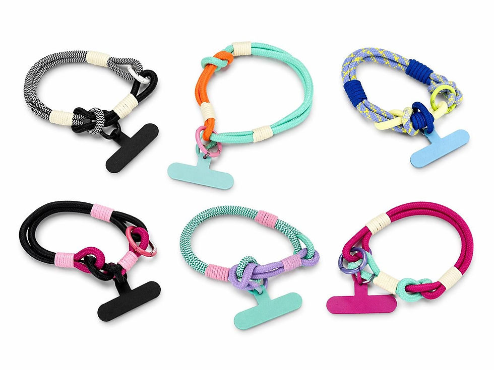 Thumbnail: Short Phone Strap - Universal Rope Wrist Strap for All Phones