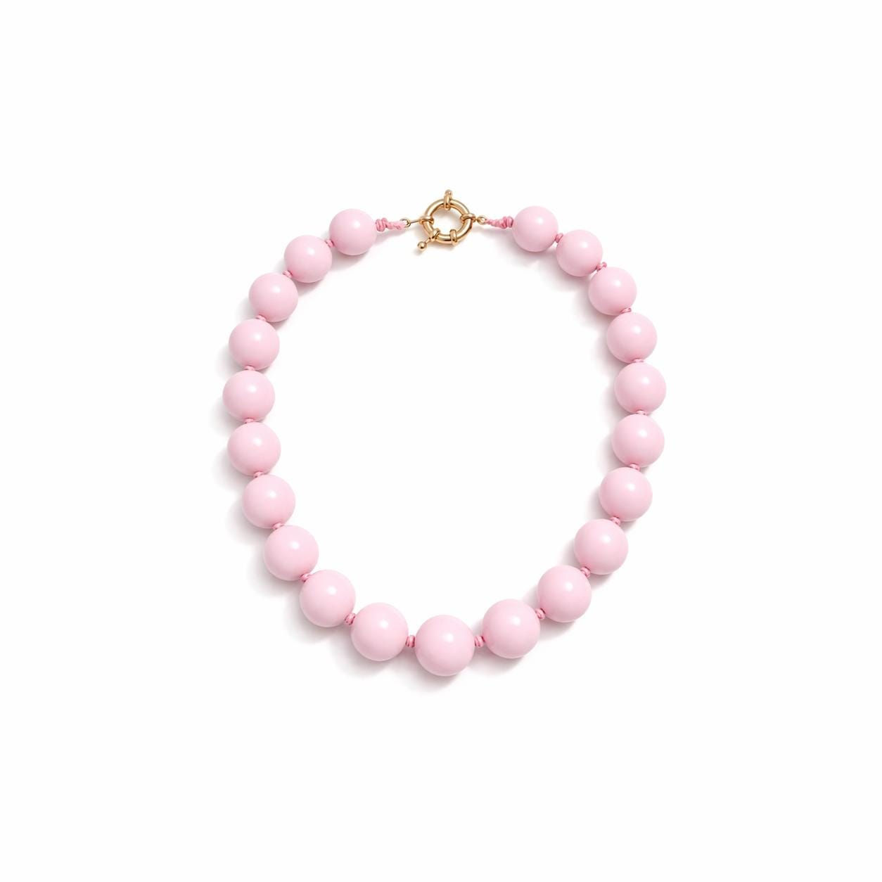 Maya Necklace - Beaded Choker 43cm - Pastel Beaded Necklace - Summer Beach Jewelry