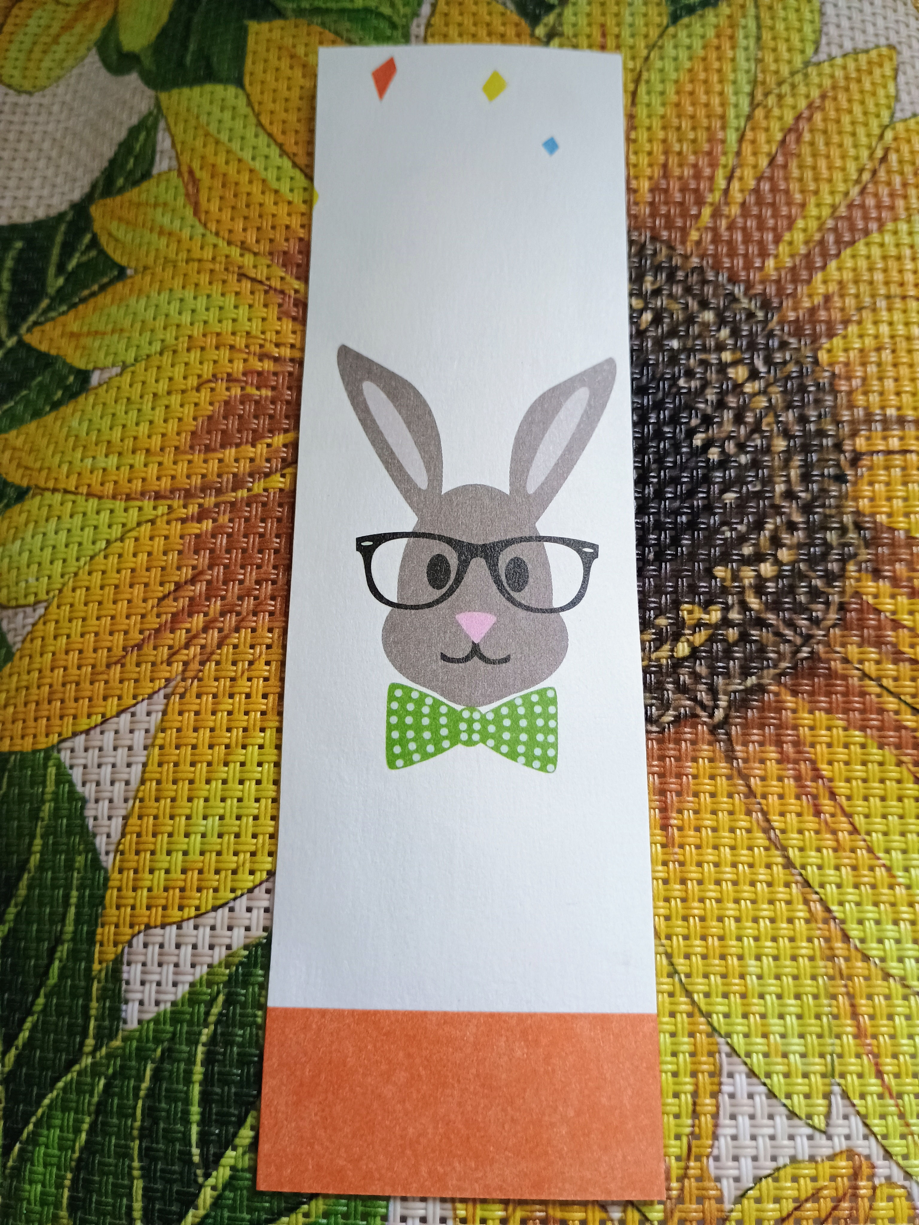 Smarty Bunny Bookmark