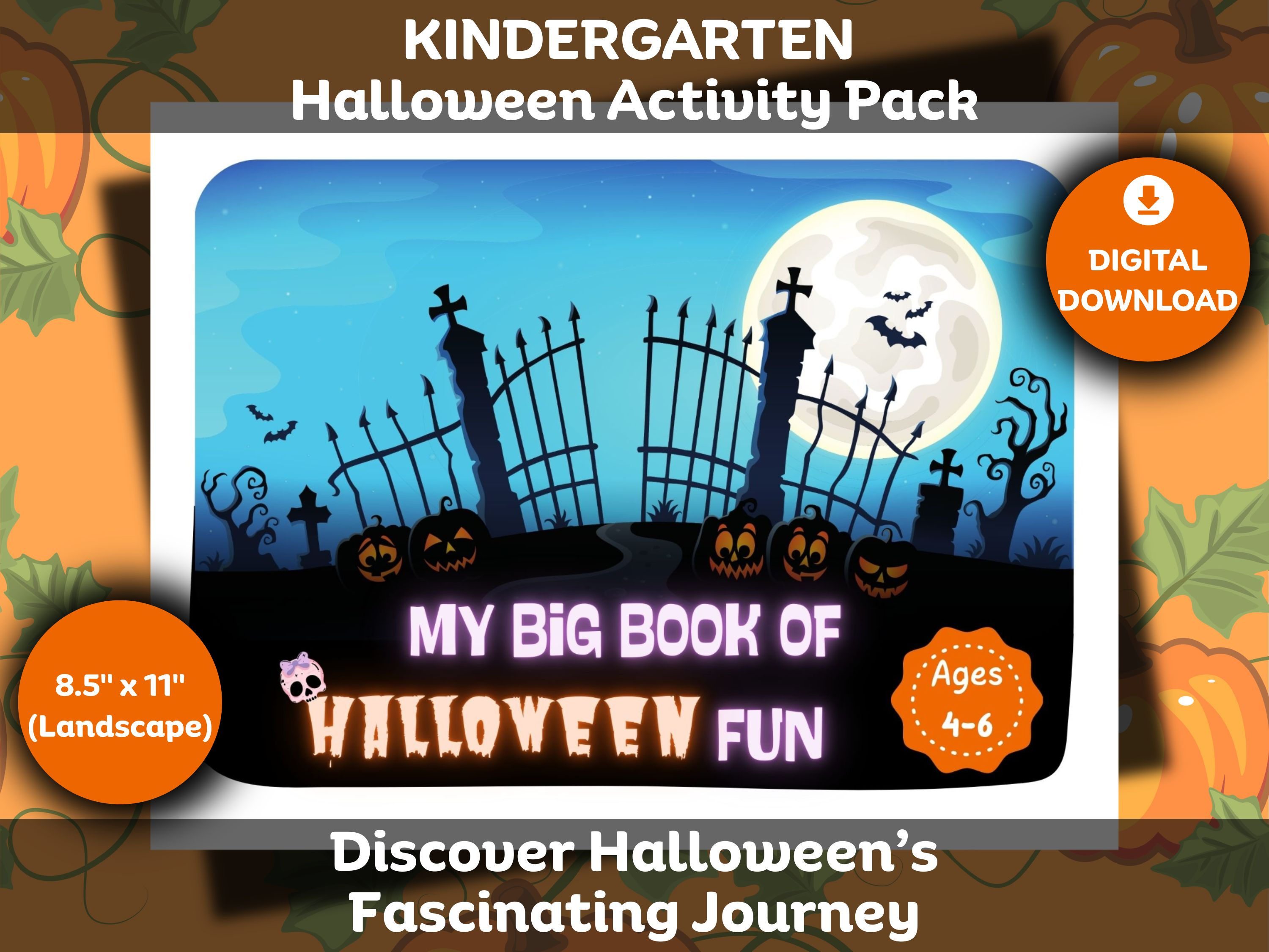 Halloween Activity Pack - Kindergarten