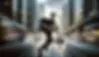 DALL·E 2024-02-22 01.58.29 - Create a photorealistic image of a courier in black uniform w