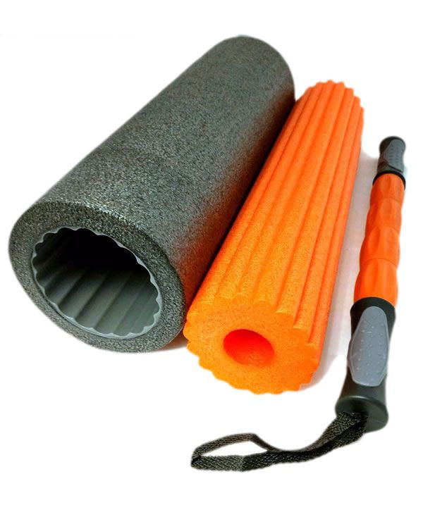 Miniature : Health Medic 3-in-1 Foam roll, Instruction Manual, Pain relief, Myofascial release
