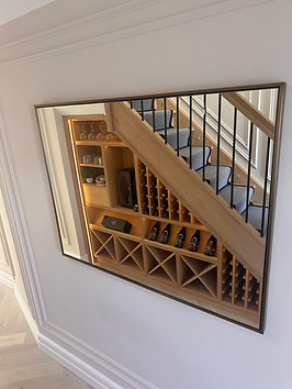 New stairs install with builtin bar blackrock