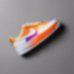 Generate an image of a Nike Air Force 1 sneaker, viewed from the side, featuring smooth gr