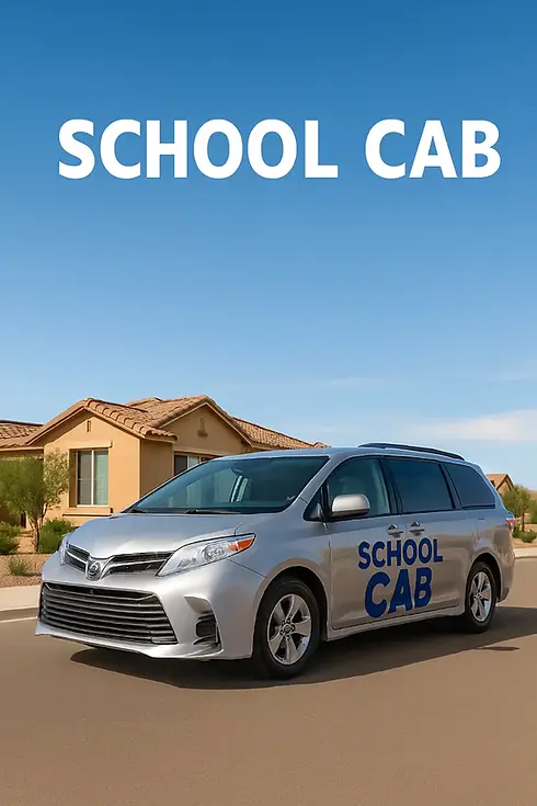 School Cab car in Glendale
