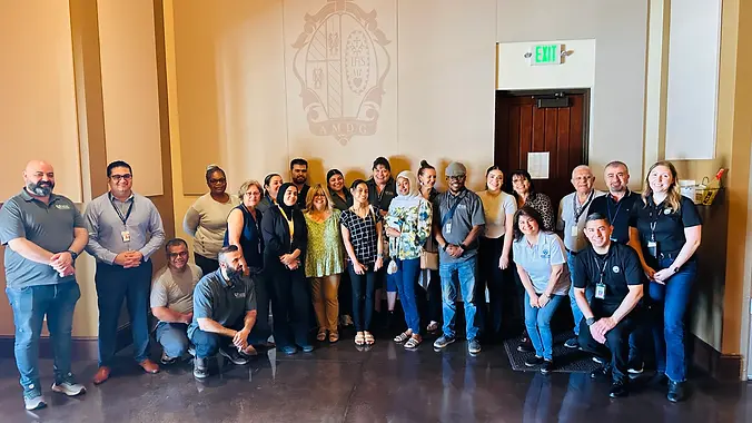 School Cab in a Job Fair