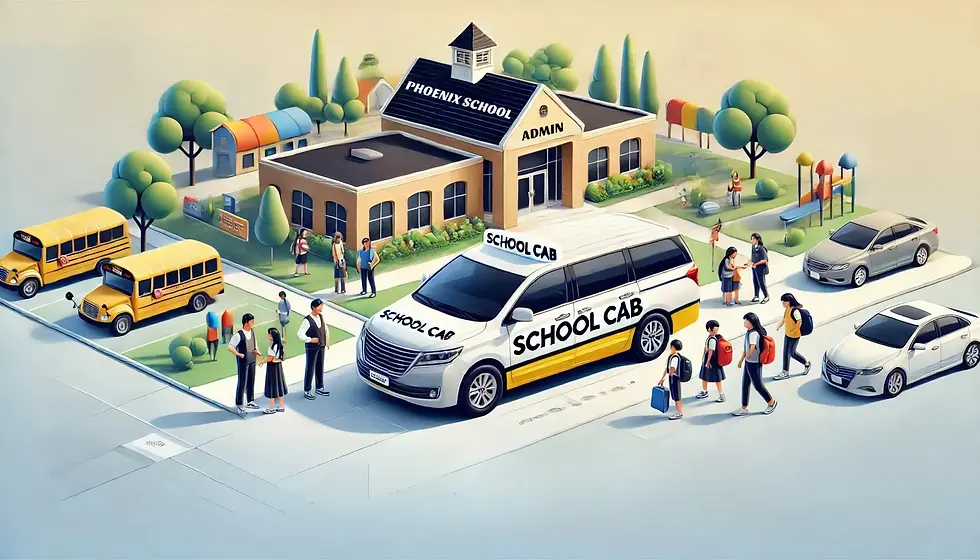 School Cab car in Phoenix