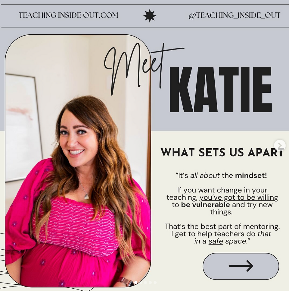 Mentor Teacher Katie